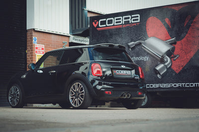 Cobra Exhausts - Mini (Mk3) Cooper S / JCW (F56 LCI) Facelift 3" Valved Cat Back Performance Exhaust