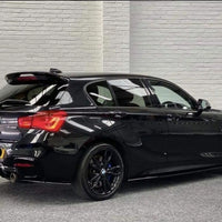 BMW 1 SERIES F20 Facelift Low Splitter Kit Gloss Black ABS Plastic