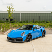 PORSCHE 911 992 TURBO S CARBON FIBRE SIDE SKIRTS - CT DESIGN