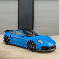 PORSCHE 911 992 TURBO S CARBON FIBRE SIDE SKIRTS - CT DESIGN