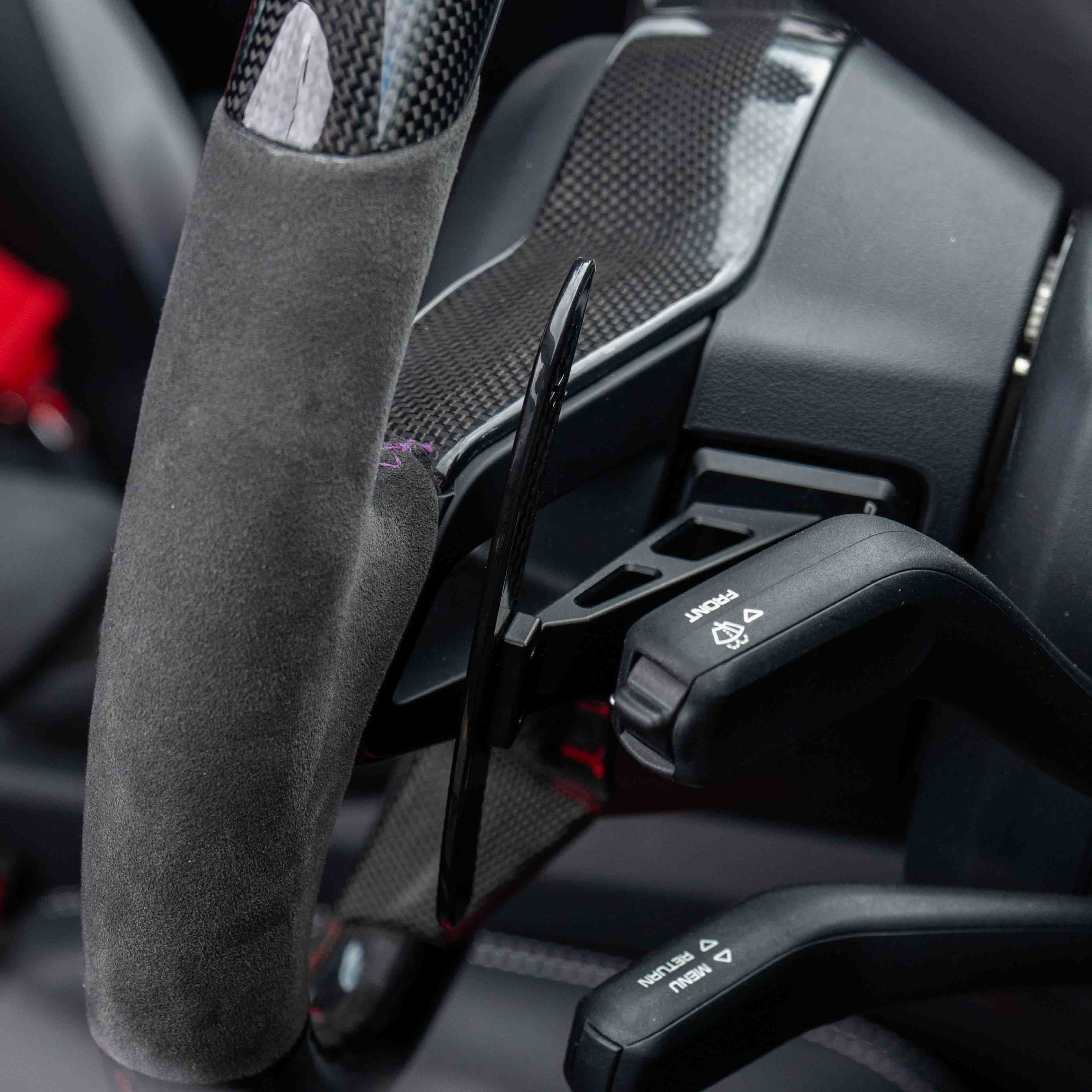 PORSCHE 911/CAYMAN/BOXSTER/CAYENNE/MACAN 2013+ MAGNETIC CARBON FIBRE PADDLES