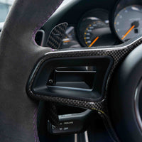 PORSCHE 911/CAYMAN/BOXSTER/CAYENNE/MACAN 2013+ MAGNETIC CARBON FIBRE PADDLES