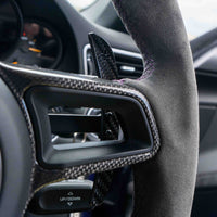 PORSCHE 911/CAYMAN/BOXSTER/CAYENNE/MACAN 2013+ MAGNETIC CARBON FIBRE PADDLES