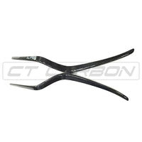 PORSCHE MACAN 14-17 CARBON FIBRE FRONT BUMPER TRIM