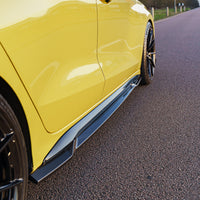 AUDI A3 S-LINE & S3 8Y 2020+ CARBON FIBRE SIDE SKIRTS - CT DESIGN