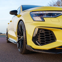 AUDI A3 S-LINE & S3 8Y 2020+ CARBON FIBRE SPLITTER - CT DESIGN