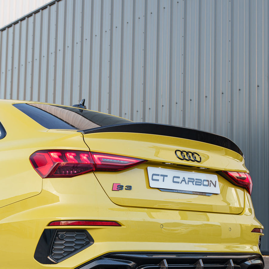 AUDI A3/S3/RS3 8Y 2022+ SALOON CARBON FIBRE SPOILER - CT DESIGN V2