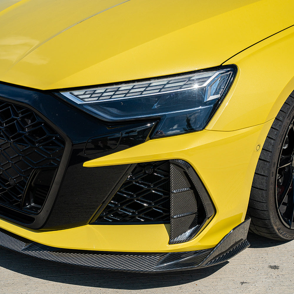 AUDI RS3 8Y 2025+ CARBON FIBRE SPLITTER - CT DESIGN