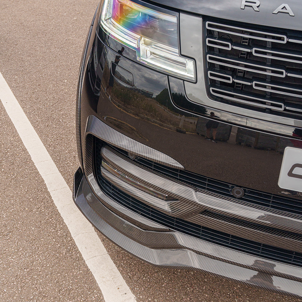 RANGE ROVER L460 2022+ CARBON FIBRE FRONT BUMPER TRIM - CT DESIGN