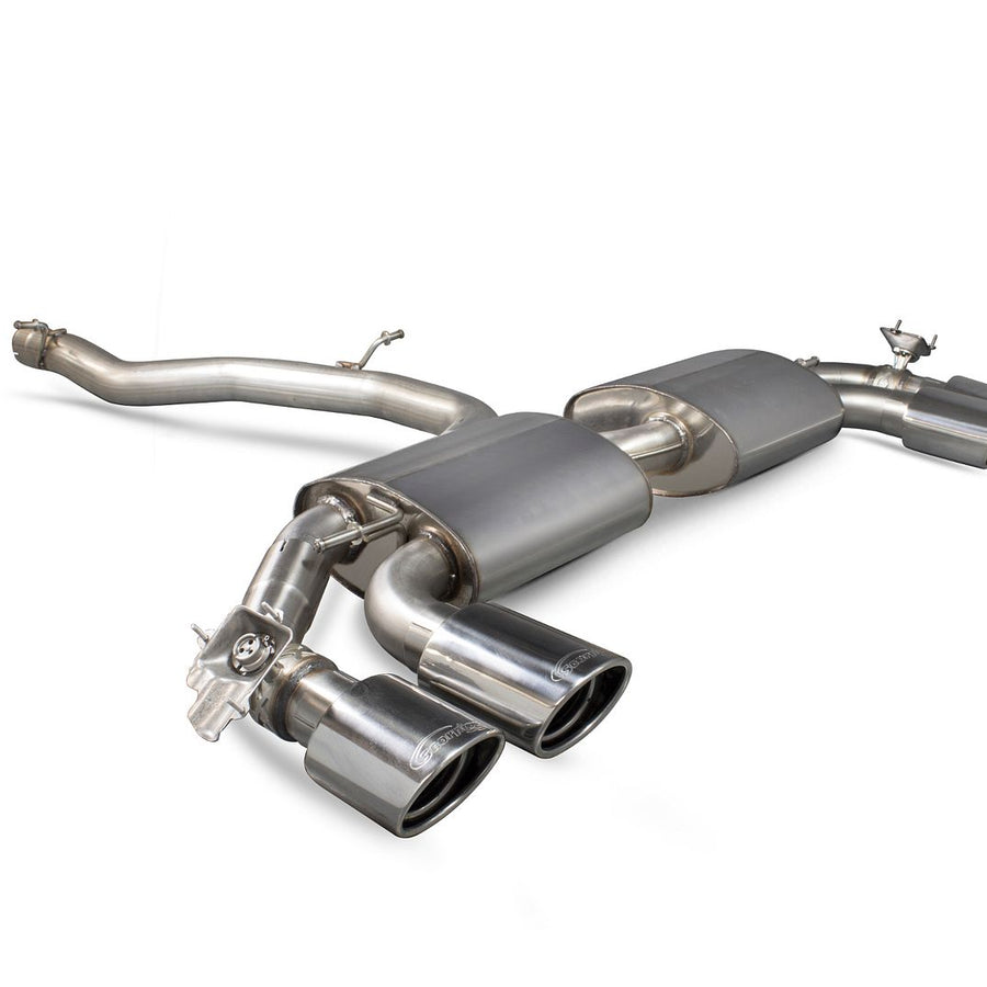 Scorpion Exhausts - Audi TTS Mk3 (8S) Non GPF Model Only CAT BACK EXHAUST WITH VALVES