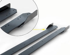 Maxton Design - Street PRO Side Skirts Diffusers + Flaps Hyundai Veloster N Mk2