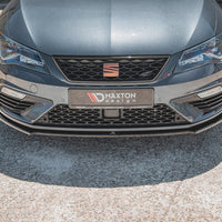 Maxton Design - FRONT SPLITTER V4 SEAT LEON CUPRA/ FR MK3 FACELIFT (2017-2020)