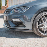 Maxton Design - FRONT SPLITTER V5 SEAT LEON CUPRA/ FR MK3 FACELIFT (2017-2019)