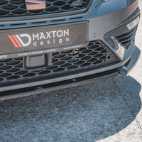 Maxton Design - FRONT SPLITTER V6 SEAT LEON CUPRA/ FR MK3 FACELIFT (2017-2019)