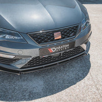 Maxton Design - FRONT SPLITTER V6 SEAT LEON CUPRA/ FR MK3 FACELIFT (2017-2019)