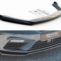 Maxton Design - FRONT SPLITTER V7 SEAT LEON CUPRA/ FR MK3 FACELIFT (2017-2019)