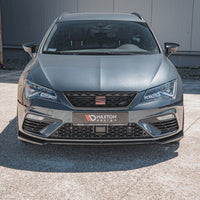Maxton Design - FRONT SPLITTER V7 SEAT LEON CUPRA/ FR MK3 FACELIFT (2017-2019)