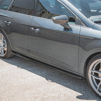 Maxton Design - SIDE SKIRTS SPLITTERS V5 SEAT LEON CUPRA/ FR MK3 FACELIFT (2017-2019)