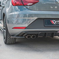 Maxton Design - REAR SIDE SPLITTERS SEAT LEON MK3 FR FACELIFT (2016-2020)