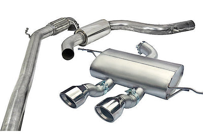 Cobra Exhausts - Seat Leon Cupra R Mk2 1P 2.0 T FSI (10-12) Turbo Back Performance Exhaust