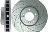 2005-2012 Ford Focus MK2 ST225 RTS Rear Left & Right Side Grooved Brake Disc With Dimpled