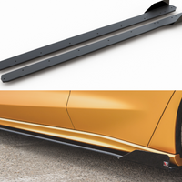Maxton Design - RACING SIDE SKIRT SPLITTERS (+FLAPS) FORD FOCUS MK4 ST/ MK4 ST LINE (2019-)
