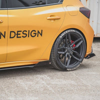 Maxton Design - RACING SIDE SKIRT SPLITTERS (+FLAPS) FORD FOCUS MK4 ST/ MK4 ST LINE (2019-)
