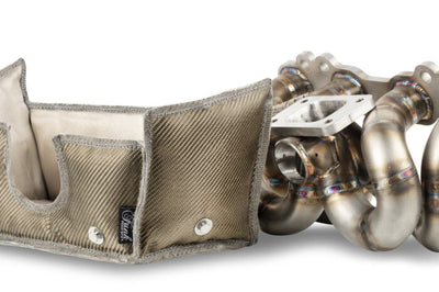 Nissan SR20 Manifold Blanket With Heat Management Line Up & Ceramic Wrap Compiled