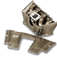 Nissan SR20 Manifold Blanket With Heat Management Line Up & ceramic Wrap Compiled