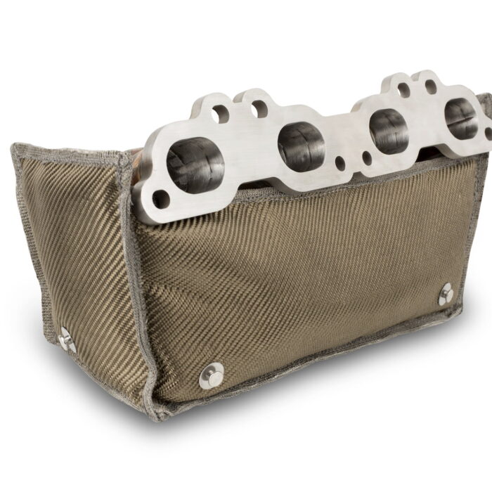 Nissan SR20 Manifold Blanket With Heat Management Line Up & Ceramic Wrap Compiled