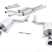 Milltek Sport - Cat Back Exhaust (Multiple Options) Audi A4 B6 3.0 V6 Quattro (Saloon & Cabriolet)