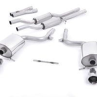 Milltek Sport - Cat Back Exhaust (Multiple Options) Audi A4 B6 3.0 V6 Quattro (Saloon & Cabriolet)