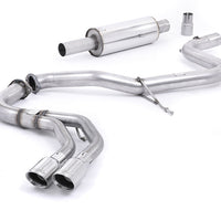 Milltek Sport - Cat Back Exhaust - Audi A3 8V 2.0TDI (Multiple Options)