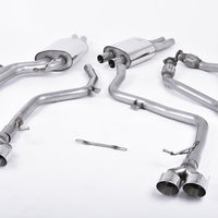 Milltek Sport - Cat Back Exhaust (Multiple Options) Audi S5 B8.5 Sportback