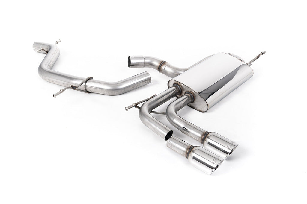 Milltek Sport - Cat Back Exhaust (Multiple Options) - Audi A3 8P 2.0FS ...