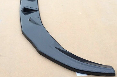 VW T6 Transporter Front Splitter ABS Plastic Gloss Black
