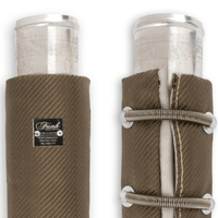 Clamp On Exhaust Heat Shield With Heat Management Line Up & ceramic Wrap Compiled
