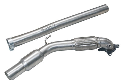 Cobra Exhausts - Seat Leon Cupra R Mk2 1P 2.0 T FSI (10-12) Sports Cat / De-Cat Front Downpipe Performance Exhaust