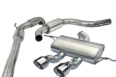 Cobra Exhausts - Seat Leon Cupra R Mk2 1P 2.0 T FSI (10-12) Turbo Back Performance Exhaust