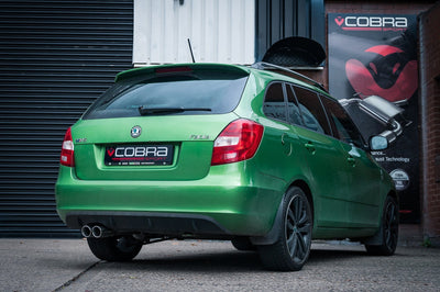 Cobra Exhausts - Skoda Fabia VRS 1.4 TSI Estate (10-14) Cat Back Performance Exhaust