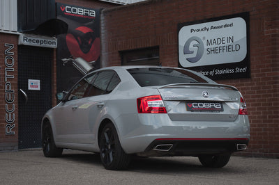 Cobra Exhausts - Skoda Octavia vRS 2.0 TSI (5E) (13-18) Resonator Delete Performance Exhaust