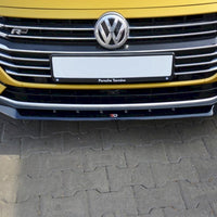 Maxton Design - Front Splitter V.2 Volkswagen Arteon R-Line Sedan / Shooting Brake Mk1