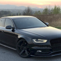 Maxton Design - FRONT SPLITTER V.1 AUDI S4 / A4 S-LINE B8 FL