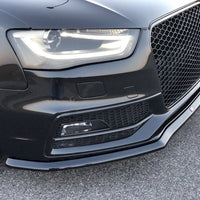 Maxton Design - FRONT SPLITTER V.1 AUDI S4 / A4 S-LINE B8 FL