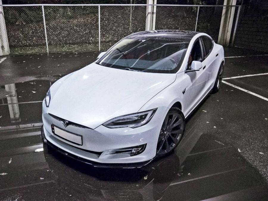 Maxton Design - FRONT SPLITTER V.1 TESLA MODEL S FACELIFT (2016-)