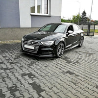 Maxton Design - FRONT SPLITTER V.2 AUDI S3 / A3 S-LINE 8V FACELIFT SEDAN (2016-2020)
