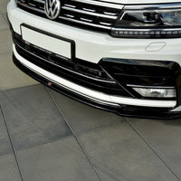 Maxton Design - FRONT SPLITTER V.1 VW TIGUAN MK 2 R-LINE