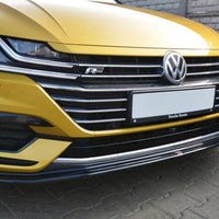 Maxton Design - Front Splitter V.1 Volkswagen Arteon R-Line Sedan / Shooting Brake Mk1