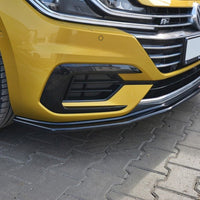 Maxton Design - Front Splitter V.1 Volkswagen Arteon R-Line Sedan / Shooting Brake Mk1