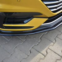 Maxton Design - Front Splitter V.1 Volkswagen Arteon R-Line Sedan / Shooting Brake Mk1